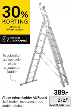 Karwei Altrex reformladder All Round aanbieding