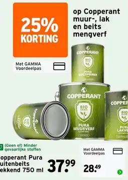 GAMMA Copperant Pura buitenbeits aanbieding