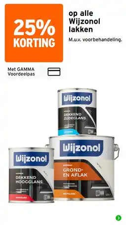GAMMA Wijzonol Lakken aanbieding