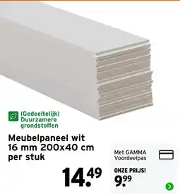 GAMMA gamma meubelpaneel wit aanbieding