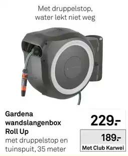 Karwei Gardena wandslangenbox Roll Up aanbieding