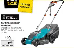 Karwei Gardena grasmaaier powermax aanbieding