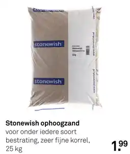 Karwei stonewish ophoogzand aanbieding