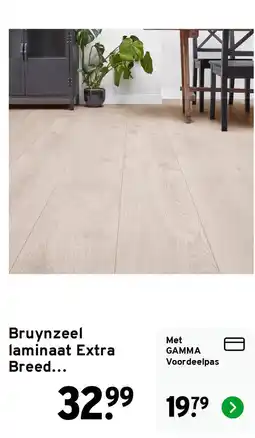 GAMMA Bruynzeel laminaat Extra Breed... aanbieding