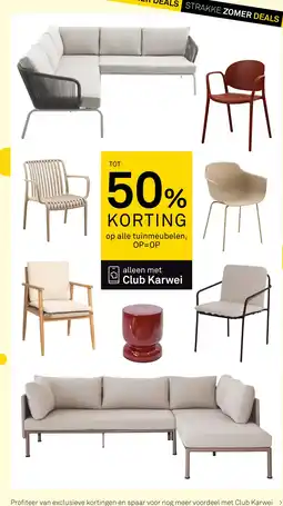 Karwei Tuinmeubelen aanbieding