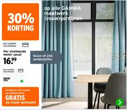 GAMMA gamma (vouw)gordijnen aanbieding