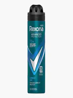 Flink Rexona Men cobalt dry anti-transpirant spray aanbieding