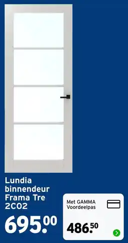 GAMMA Lundia binnendeur Frama Tre 2C02 aanbieding