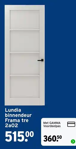 GAMMA Lundia binnendeur Frama tre 2a02 aanbieding