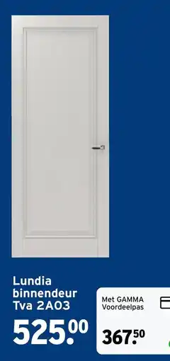 GAMMA Lundia binnendeur Tva 2A03 aanbieding