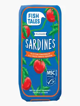 Flink Fish Tales Sardines in pittige tomatensaus aanbieding