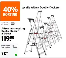 GAMMA Altrex huishoudtrap Double Decker aanbieding