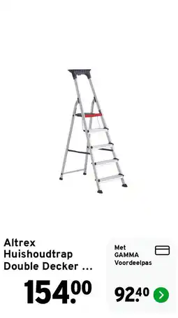 GAMMA Altrex Huishoudtrap Double Decker aanbieding