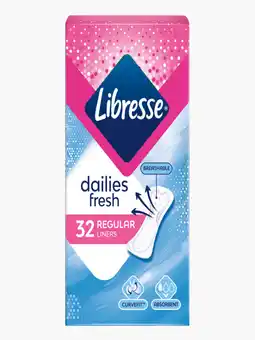 Flink Libresse Regular inlegkruisjes 32st aanbieding