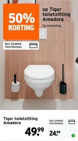 GAMMA Tiger toiletzitting Amadora aanbieding