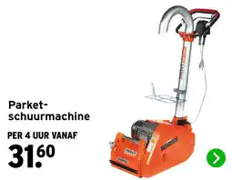 GAMMA Rent parket-schuurmachine aanbieding