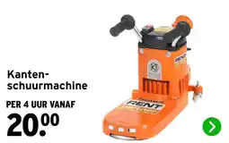 GAMMA Rent partner Kantenschuurmachine aanbieding