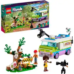 Bol.com LEGO Friends Nieuwsbusje Dieren Redden Speelgoed voor 6+ Jaar Oude Kinderen - 41749 aanbieding