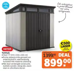 Albert Heijn Keter Tuinhuis Artisan 77 aanbieding