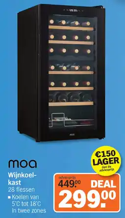Albert Heijn moa wijnkoelkast aanbieding