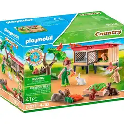 Bol.com PLAYMOBIL Country Konijnenhok - 71252 aanbieding