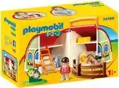 Bol.com PLAYMOBIL 1.2.3 Mijn meeneem manege - 70180 aanbieding