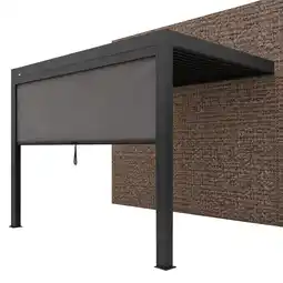 Van Cranenbroek Muurpergola Vinano antraciet 292 x 295 cm aanbieding