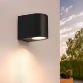 Bol.com Ledvion - LED Wandlamp Sacramento - GU10 - IP54 - Zwart aanbieding