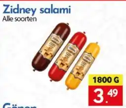 Tanger Markt Zidney salami aanbieding