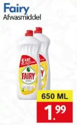 Tanger Markt Fairy Afwasmiddel aanbieding