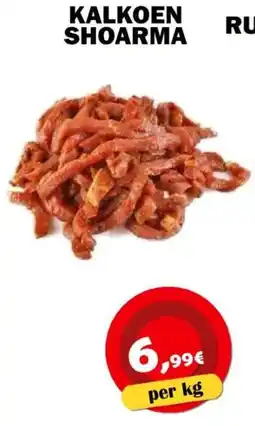 Avantage Supermarkt Kalkoen shoarma aanbieding