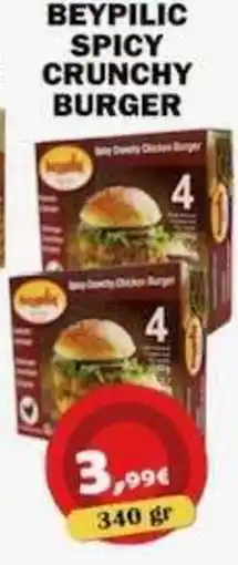 Avantage Supermarkt Beypilic spicy crunchy burger aanbieding