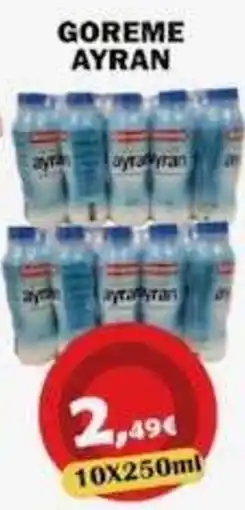 Avantage Supermarkt goreme ayran aanbieding