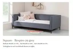 Babypark Square+ Respiro 29 grey aanbieding
