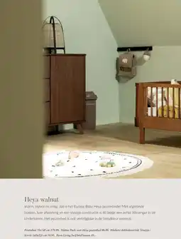 Babypark Heya walnut aanbieding