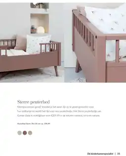 Babypark Sterre Peuterbed aanbieding