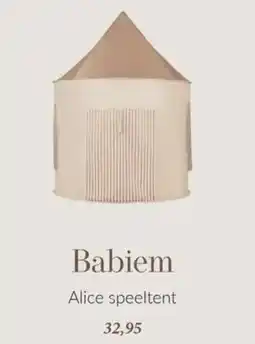 Babypark Babiem Alice speeltent aanbieding