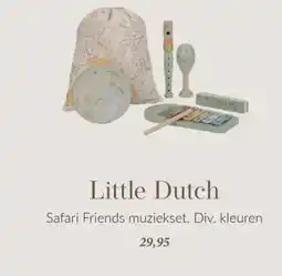 Babypark Little Dutch Safari Friends muziekset. Div. kleuren aanbieding