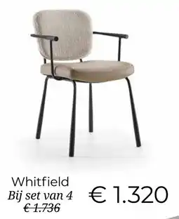 Baenks Whitfield aanbieding