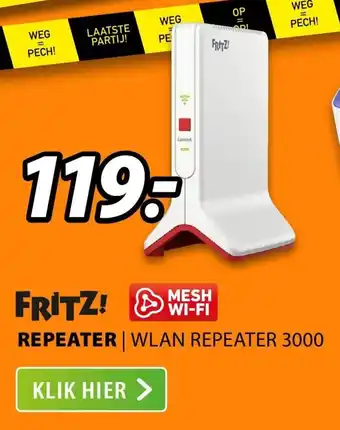 Expert Fritz! repeater aanbieding