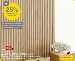 Praxis Maestro Latt Novo Lattenwand aanbieding