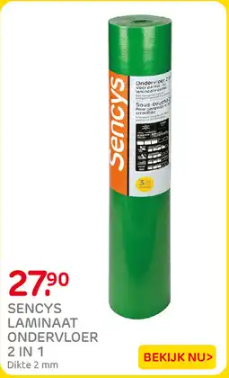 Praxis Sencys Laminaat Ondervloer 2 in 1 aanbieding