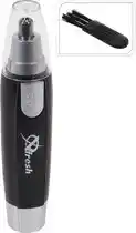 Bol.com Neushaartrimmer/oorhaartrimmer zilver/zwart met borsteltje aanbieding