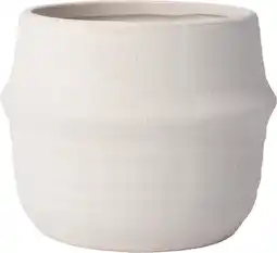Intratuin Intratuin bloempot Calma wit D 15 H 12 cm aanbieding