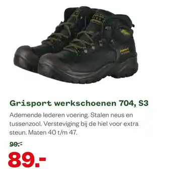 Welkoop Grisport werkschoenen 704, S3 aanbieding