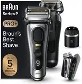 Bol.com Braun Series 9 Pro+ 9577cc - Scheerapparaat - SmartCare Center - PowerCase - Wet & Dry - Zilver aanbieding