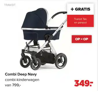 Baby-Dump Combi Deep Navy aanbieding