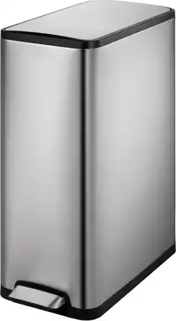 Bol.com EKO - Ecoslim pedaalemmer 45 liter - Stainless steel Plastic - mat RVS - Prullenbak aanbieding