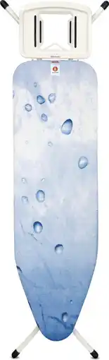 Bol.com Brabantia Strijkplank B - met Strijkijzerhouder - 124 x 38 cm - Ice Water aanbieding