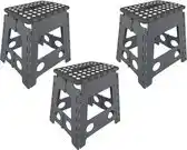 Bol.com ProPlus Opstapkrukje - 10x - Inklapbaar - 39,5 cm - Tot 120 kg - kruk aanbieding